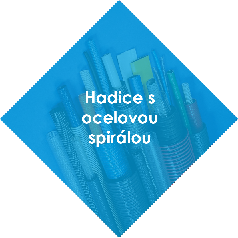 Hadice s ocelovou spirálou