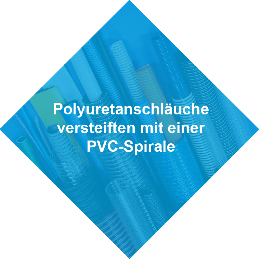 Polyuretanschläuche versteiften mit einer PVC-Spirale